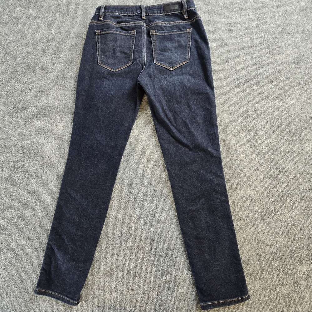 Miss Me Jeans Women 27 Button Fly Straight Blue Denim Pockets - Picture 9 of 11